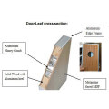 Простые и модные и популярные принадлежности для дома, композитные материалы Алюминиевые деревянные Эко-двери